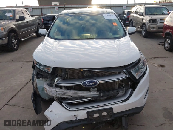2017 Ford Edge Titanium z VIN 2FMPK4K92HBB10842, wystawiony jako IAAI lot #41307667 z przebiegiem 109 385 mil mil oraz . Historia ofert i sprzedaży dostępna na DreamBid. Obrazek 6.