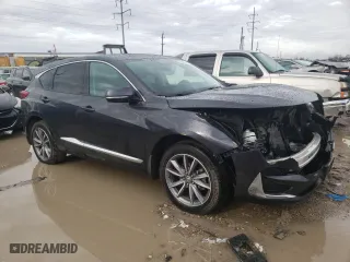 2019 Acura RDX w/Technology Pkg with VIN 5J8TC2H51KL040753, listed as a Copart auction lot 73306942 with 42,374 mi miles. Bid and sale history available at carsss.com. Image 4.