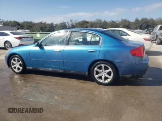 2003 Infiniti G35 w/Leather with VIN JNKCV51E23M302441, listed as a Copart auction lot 44156175 with 173,387 mi miles and Salvage Title. Bid and sale history available at carsss.com. Image 2.