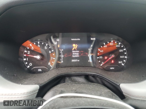 2022 Jeep Compass Limited z VIN 3C4NJDCB4NT135368, wystawiony jako Copart lot #52295865 z przebiegiem 26 537 mil mil oraz Szkoda całkowita • Salvage title. Historia ofert i sprzedaży dostępna na DreamBid. Obrazek 9.