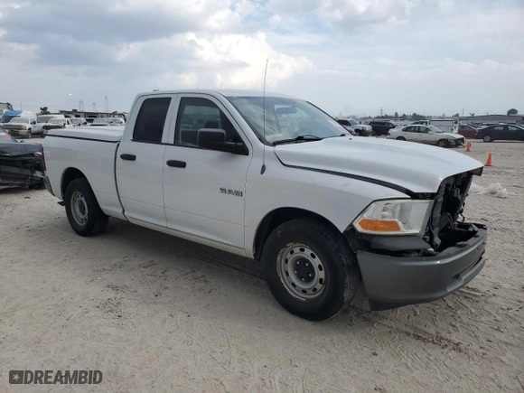 2010 Dodge Ram 1500 ST with VIN 1D7RB1GP3AS250919, listed as a Copart auction lot 72003504 with 298,973 mi miles and Salvage Title. Bid and sale history available at carsss.com. Image 4.