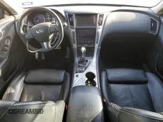 2015 Infiniti Q50 Premium with VIN JN1BV7AP9FM350293, listed as a Copart auction lot 42134735 with 138,152 mi miles and Salvage Title. Bid and sale history available at carsss.com. Image 8.