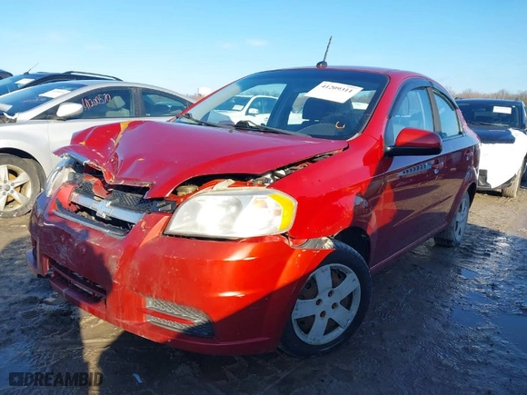 2010 Chevrolet Aveo LT w/1LT with VIN KL1TD5DE8AB072565, listed as a IAAI auction lot 41209311 with 152,752 mi miles. Bid and sale history available at carsss.com. Image 2.