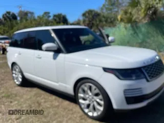 2018 Land Rover Range Rover with VIN SALGS2RE5JA382551, listed as a Copart auction lot 47202265 with 78,976 mi miles and Clean title. Bid and sale history available at DreamBid. Image 1.