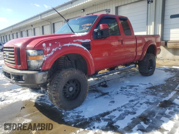 2008 Ford Super Duty F-250 SRW XL with VIN 1FTSX21R28EB41468, listed as a Copart auction lot 45958605 with 145,164 mi miles and Salvage Title. Bid and sale history available at carsss.com. Image 1.