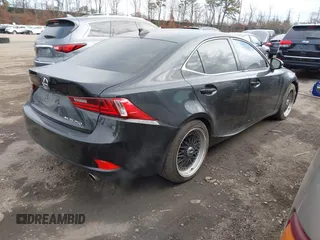 2014 Lexus IS 250 with VIN JTHCF1D21E5011420, listed as a IAAI auction lot 41492163 with 102,088 mi miles. Bid and sale history available at carsss.com. Image 4.