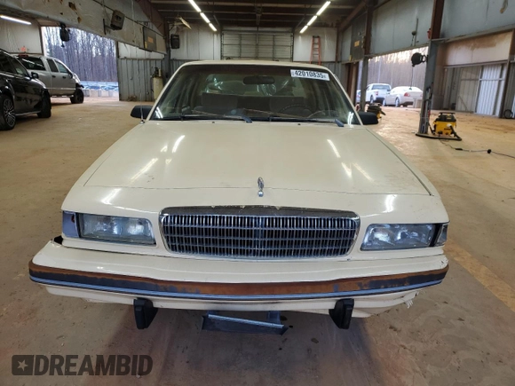 1992 Buick Century Special with VIN 1G4AG54N2N6433936, listed as a Copart auction lot 42010835 with 244,942 mi miles and Salvage Title. Bid and sale history available at carsss.com. Image 5.