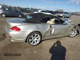 2006 BMW 6 Series 650Ci with VIN WBAEK13416CN76818, listed as a Copart auction lot 83292504 with 94,653 mi miles and Clean Title. Bid and sale history available at carsss.com. Image 3.