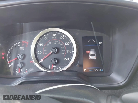 2021 Toyota Corolla SE with VIN 5YFP4MCE5MP082661, listed as a IAAI auction lot 41573579 with 58,418 mi miles and . Bid and sale history available at DreamBid. Image 7.