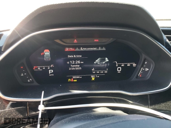 2021 Audi Q3 S line Premium Plus with VIN WA1EECF32M1028239, listed as a Copart auction lot 46702965 with 50,244 mi miles and Salvage Title. Bid and sale history available at carsss.com. Image 9.