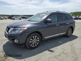 2014 Nissan Pathfinder SL with VIN 5N1AR2MN1EC660609, listed as a Copart auction lot 53801435 with 81,598 mi miles and Salvage Title. Bid and sale history available at carsss.com. Image 1.