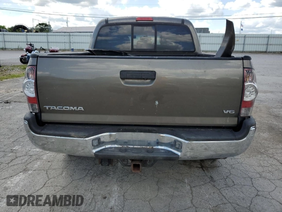2011 Toyota Tacoma with VIN 3TMLU4EN6BM070132, listed as a Copart auction lot 56536564 with 185,256 mi miles and Salvage Title. Bid and sale history available at DreamBid. Image 6.
