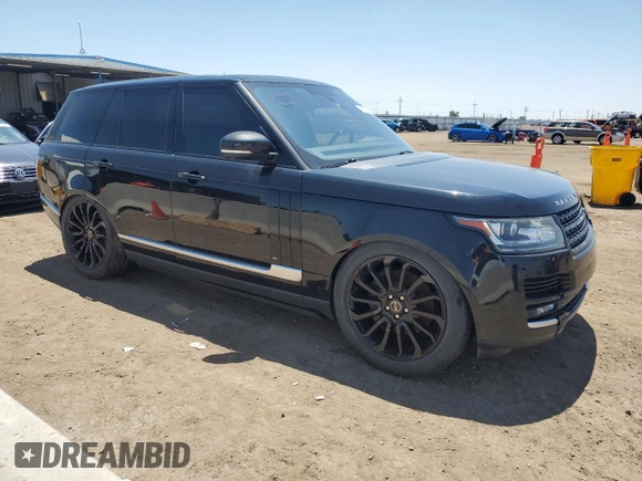 2015 Land Rover Range Rover Supercharged with VIN SALGS2TF1FA215158, listed as a Copart auction lot 60227065 with 97,737 mi miles and Clean title. Bid and sale history available at DreamBid. Image 4.