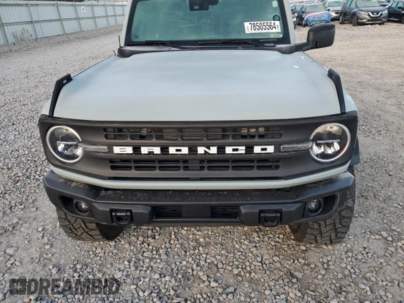 2022 Ford Bronco with VIN 1FMEE5DH4NLB18042, listed as a Copart auction lot 78505564 with Not provided miles and Salvage title. Bid and sale history available at DreamBid. Image 12.