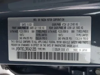 2024 Mazda CX-5 2.5 S Carbon Edition with VIN JM3KFBCL3R0421255, listed as a IAAI auction lot 41555197 with 4,134 mi miles. Bid and sale history available at carsss.com. Image 9.