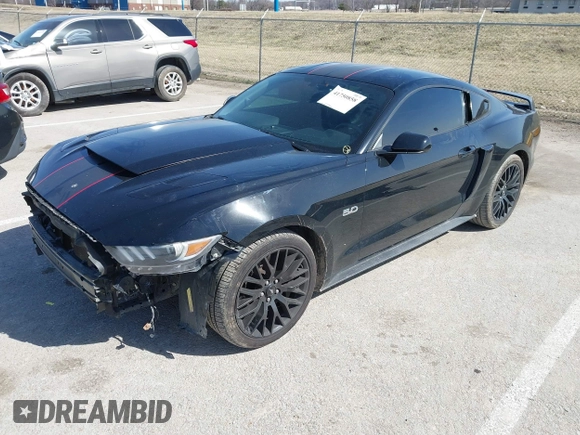2017 Ford Mustang GT with VIN 1FA6P8CF6H5240226, listed as a IAAI auction lot 41750858 with 64,497 mi miles and . Bid and sale history available at carsss.com. Image 19.