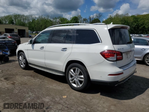 2017 Mercedes-Benz GLS 450 z VIN 4JGDF6EE0HA748756, wystawiony jako Copart lot #55153275 z przebiegiem 158 463 mil mil oraz Szkoda całkowita • Salvage title. Historia ofert i sprzedaży dostępna na DreamBid. Obrazek 2.