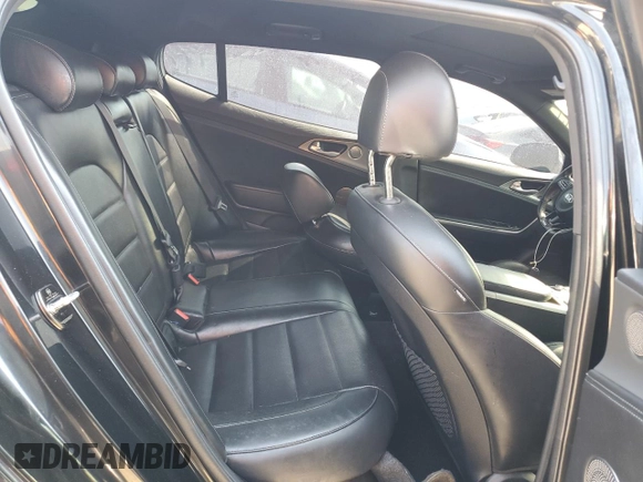 2020 Kia Stinger GT2 with VIN KNAE55LC7L6071883, listed as a Copart auction lot 74814574 with 23,714 mi miles and Non Repairable. Bid and sale history available at carsss.com. Image 10.