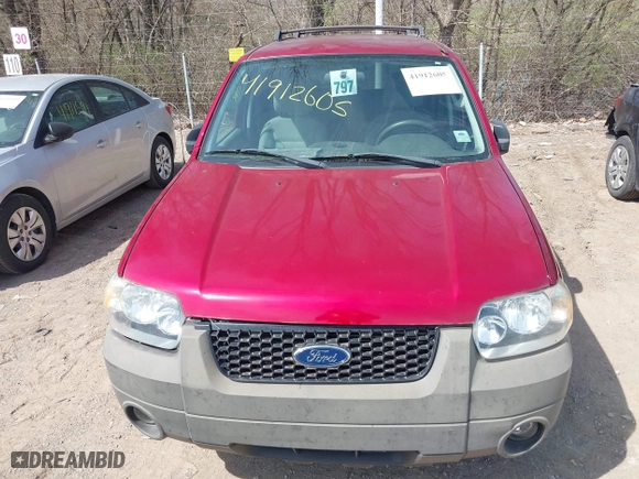 2006 Ford Escape XLT with VIN 1FMYU03186KA06262, listed as a IAAI auction lot 41912605 with 157,117 mi miles. Bid and sale history available at carsss.com. Image 6.