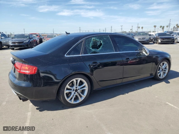 2012 Audi S4 Premium Plus with VIN WAUDGAFL6CA111717, listed as a Copart auction lot 49902045 with 109,881 mi miles and Salvage Title. Bid and sale history available at carsss.com. Image 3.