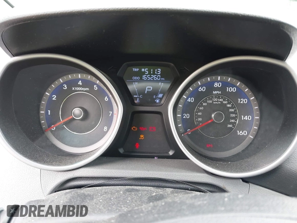 2012 Hyundai Elantra Limited with VIN KMHDH4AEXCU250592, listed as a IAAI auction lot 42326306 with 165,260 mi miles and . Bid and sale history available at DreamBid. Image 7.