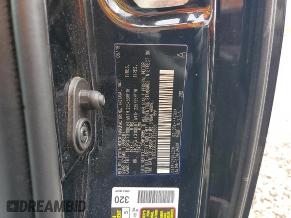 2020 Toyota Sienna XLE with VIN 5TDDZ3DC3LS229836, listed as a Copart auction lot 55133065 with 94,599 mi miles and Salvage Title. Bid and sale history available at DreamBid. Image 14.