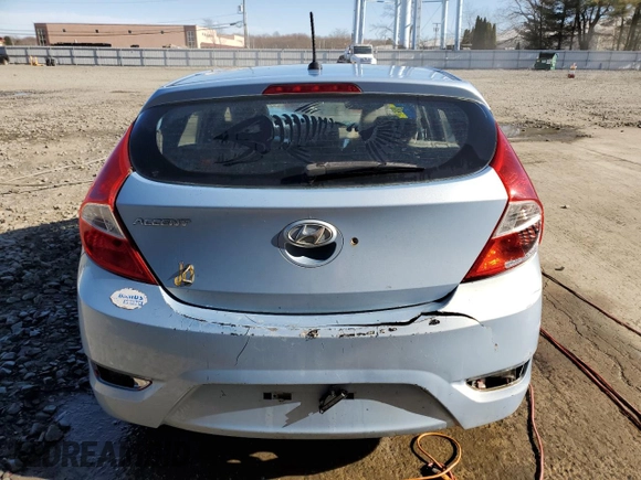 2012 Hyundai Accent GS с VIN KMHCT5AE1CU053035, выставлен на аукционе Copart как лот 49318715 с пробегом Не указан миль и Списание • Salvage title. История ставок и продаж доступна на DreamBid. Изображение 6.