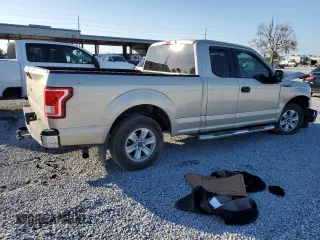 2017 Ford F-150 XL with VIN 1FTEX1CP9HFA07733, listed as a Copart auction lot 44512115 with 96,260 mi miles and Salvage Title. Bid and sale history available at carsss.com. Image 3.