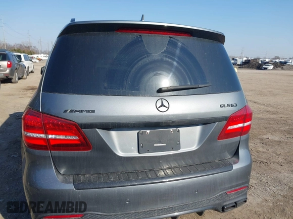 2017 Mercedes-Benz GLS 63 AMG with VIN 4JGDF7FE8HA959000, listed as a IAAI auction lot 41751659 with 120,657 mi miles and . Bid and sale history available at DreamBid. Image 16.