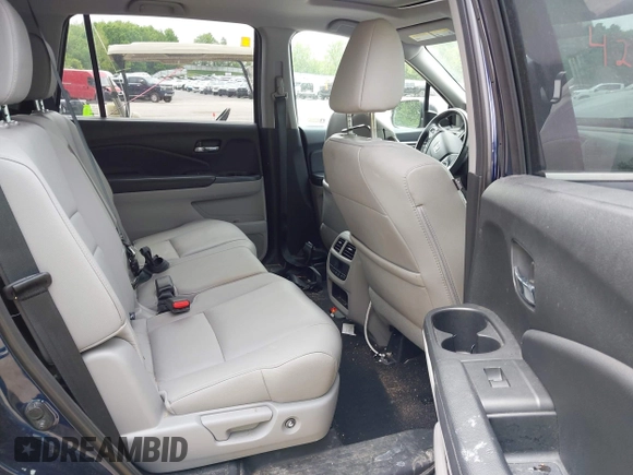 2018 Honda Pilot EX-L with VIN 5FNYF6H57JB046433, listed as a IAAI auction lot 42296714 with Not provided miles and . Bid and sale history available at DreamBid. Image 8.