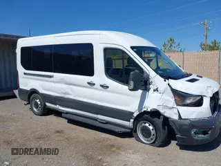 2023 Ford Transit Passenger XL with VIN 1FBAX2C88PKC01760, listed as a IAAI auction lot 42161687 with 15,680 mi miles and . Bid and sale history available at DreamBid. Image 13.