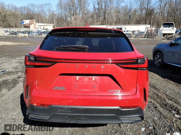 2022 Lexus NX with VIN JTJGGCEZ3N2002823, listed as a Copart auction lot 85219924 with 55,622 mi miles and Salvage Title. Bid and sale history available at carsss.com. Image 6.