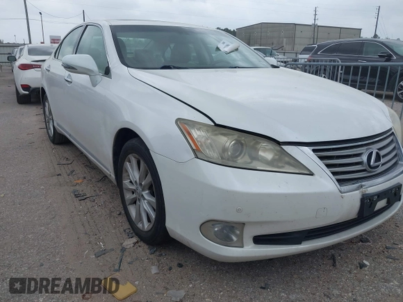 2010 Lexus ES with VIN JTHBK1EG0A2350795, listed as a IAAI auction lot 41932986 with 111,746 mi miles and . Bid and sale history available at carsss.com. Image 1.