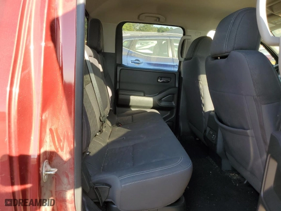 2023 Nissan Frontier SV with VIN 1N6ED1EJ9PN627646, listed as a Copart auction lot 75846884 with 58,597 mi miles and Salvage Title. Bid and sale history available at carsss.com. Image 10.