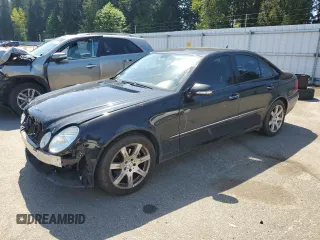 2007 Mercedes-Benz E 350 with VIN WDBUF56X37B018457, listed as a Copart auction lot 54851835 with 133,298 mi miles and Salvage Title. Bid and sale history available at carsss.com. Image 1.