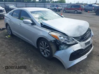 2017 Hyundai Azera with VIN KMHFG4JG9HA579046, listed as a IAAI auction lot 40135653 with Not Provided miles and . Bid and sale history available at carsss.com. Image 1.
