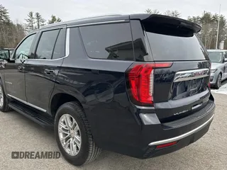 2021 GMC Yukon SLT with VIN 1GKS2BKD8MR141998, listed as a Copart auction lot 89298875 with 150,417 mi miles and Clean Title. Bid and sale history available at carsss.com. Image 3.