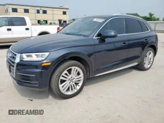 2019 Audi Q5 Premium Plus with VIN WA1BNAFY8K2036873, listed as a Copart auction lot 56928845 with 17,166 mi miles and Clean title. Bid and sale history available at DreamBid. Image 1.