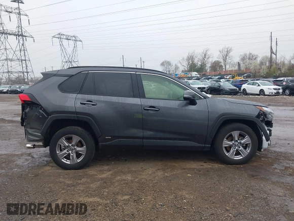 2023 Toyota RAV4 Hybrid XLE with VIN JTMRWRFV5PJ056825, listed as a IAAI auction lot 41912178 with 1 mi miles. Bid and sale history available at carsss.com. Image 14.