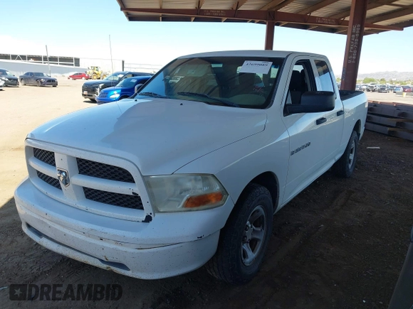 2012 Ram 1500 ST with VIN 1C6RD6FP5CS275091, listed as a IAAI auction lot 42699089 with 266,237 mi miles and . Bid and sale history available at DreamBid. Image 17.