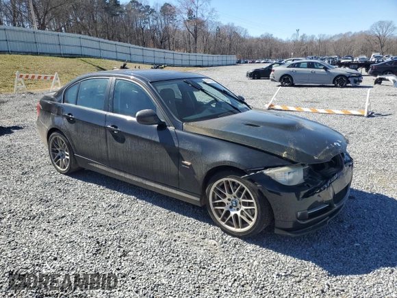 2011 BMW 3 Series 335i xDrive with VIN WBAPL5C55BA920565, listed as a Copart auction lot 47410085 with 135,919 mi miles and Salvage title. Bid and sale history available at DreamBid. Image 4.