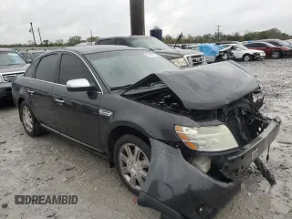 2008 Ford Taurus Limited with VIN 1FAHP28W38G111010, listed as a Copart auction lot 81496414 with 199,298 mi miles and Salvage Title. Bid and sale history available at carsss.com. Image 4.