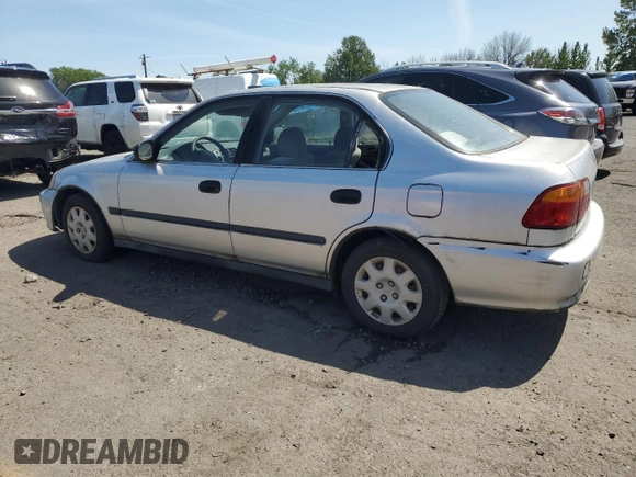 1999 Honda Civic LX with VIN 2HGEJ6673XH504043, listed as a Copart auction lot 55201185 with 220,352 mi miles and Clean Title. Bid and sale history available at carsss.com. Image 2.