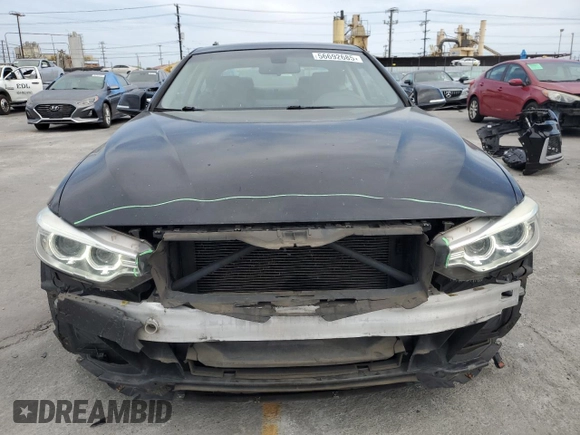 2014 BMW 4 Series 428i with VIN WBA3N7C55EF719986, listed as a Copart auction lot 56692685 with 74,377 mi miles and Salvage title. Bid and sale history available at DreamBid. Image 5.