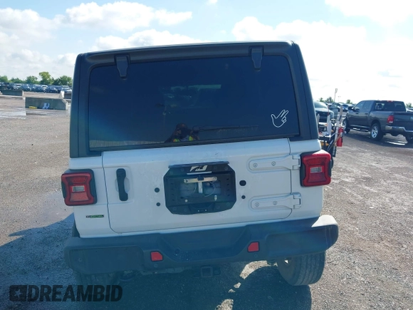 2020 Jeep Wrangler Unlimited Sport with VIN 1C4HJXDM2LW262867, listed as a IAAI auction lot 42303520 with 56,461 mi miles and . Bid and sale history available at DreamBid. Image 16.
