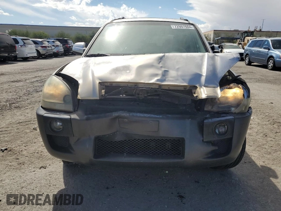 2005 Hyundai Tucson GLS with VIN KM8JN12DX5U066451, listed as a Copart auction lot 72607604 with 194,965 mi miles and Salvage Title. Bid and sale history available at carsss.com. Image 5.