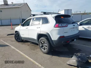 2019 Jeep Cherokee Trailhawk Elite with VIN 1C4PJMBX7KD410612, listed as a IAAI auction lot 41878935 with 55,163 mi miles. Bid and sale history available at carsss.com. Image 3.