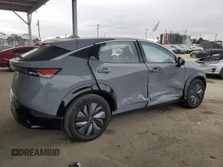 2024 Nissan ARIYA Evolve+ with VIN JN1BF0BA6RM430976, listed as a Copart auction lot 85062134 with 7,100 mi miles and Salvage title. Bid and sale history available at DreamBid. Image 3.