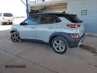 2022 Hyundai Kona SEL with VIN KM8K62AB0NU881216, listed as a Copart auction lot 54007965 with 57,575 mi miles and Salvage Title. Bid and sale history available at carsss.com. Image 2.