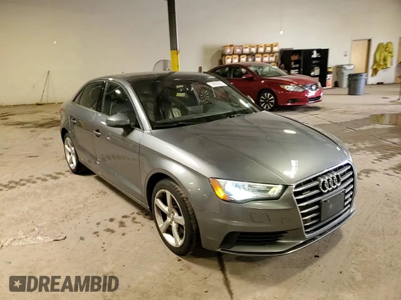 2015 Audi A3 Premium with VIN WAUBFGFF1F1093638, listed as a Copart auction lot 53993265 with 81,538 mi miles and Salvage title. Bid and sale history available at DreamBid. Image 13.